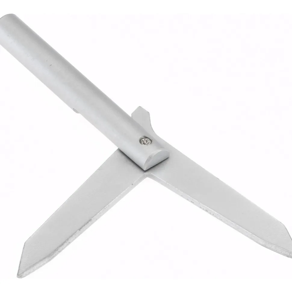 Round Bar Center Finder: 0.2" Head Dia, 3/8" Shank Dia, Mechanical