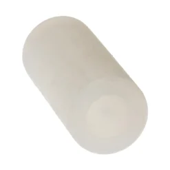 Round Circuit Board Spacer: M4 Screw, 7 mm OAL, 4.2 to 4.8 mm ID, 6 mm OD, Nylon