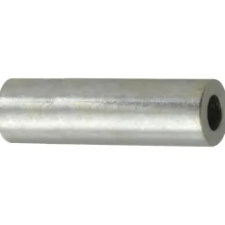 Round Circuit Board Spacer: 1/4" Screw, 1" OAL, 0.257" ID, 1/2" OD, Stainless Steel
