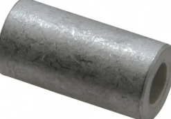 Round Circuit Board Spacer: 1/4" Screw, 1" OAL, 0.257" ID, 1/2" OD, Aluminum