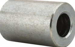 Round Circuit Board Spacer: 1/4" Screw, 3/4" OAL, 0.257" ID, 1/2" OD, Steel