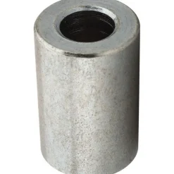 Round Circuit Board Spacer: 1/4" Screw, 3/4" OAL, 0.257" ID, 1/2" OD, Steel