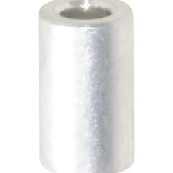 Round Circuit Board Spacer: #10 Screw, 5/8" OAL, 0.194" ID, 3/8" OD, Aluminum
