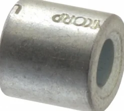 Round Circuit Board Spacer: #4 Screw, 1/4" OAL, 0.116" ID, 1/4" OD, Steel