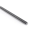 Round Linear Shafting: 1.5" Dia, 18" OAL, Steel