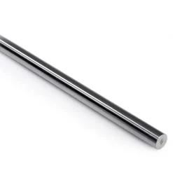 Round Linear Shafting: 1.5" Dia, 18" OAL, Steel