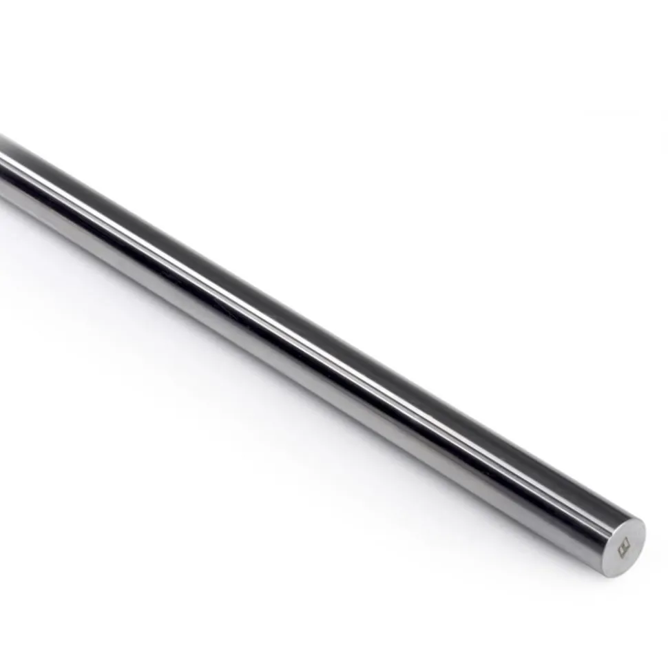 Round Linear Shafting: 1.5" Dia, 18" OAL, Steel