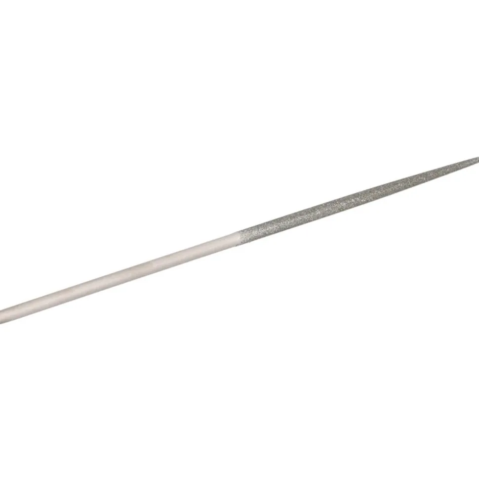 Round Needle Diamond File: 5-1/2" OAL, Medium Grade