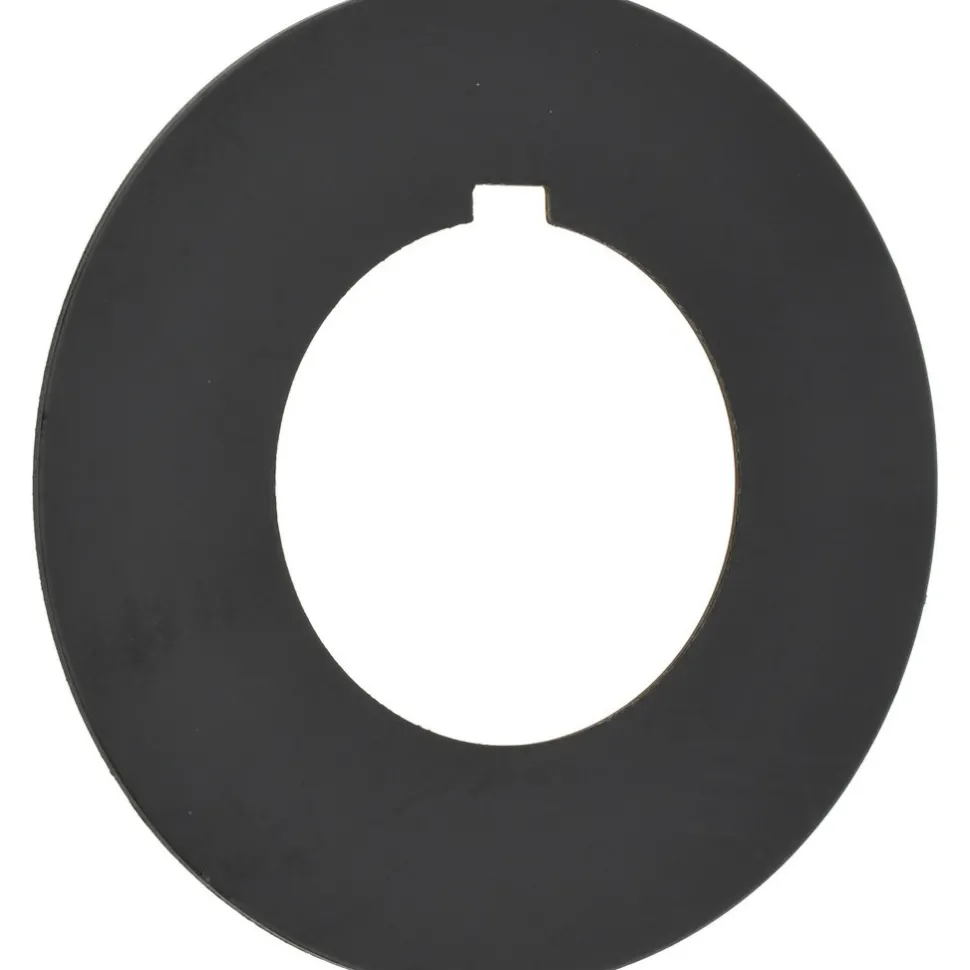 Round, Plastic Legend Plate - Emergency Stop, Stop