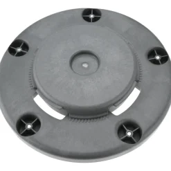 Round Polyethylene Twist-On Trash Can Dolly
