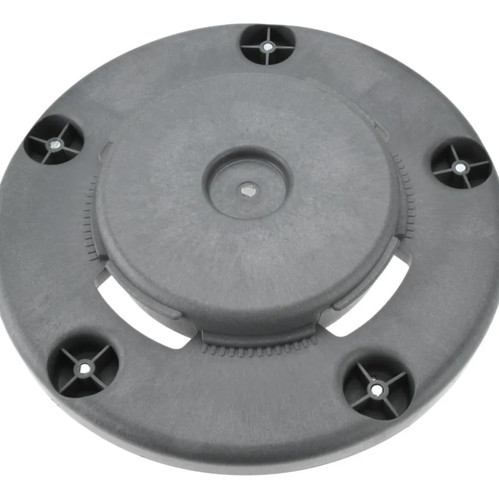 Round Polyethylene Twist-On Trash Can Dolly