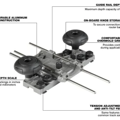 Router Guide Rail Adapter