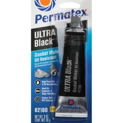 RTV Silicone Gasket Maker, Ultra Black, 3 oz