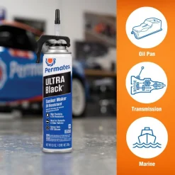 RTV Silicone Gasket Maker, Ultra Black, 9.5 oz