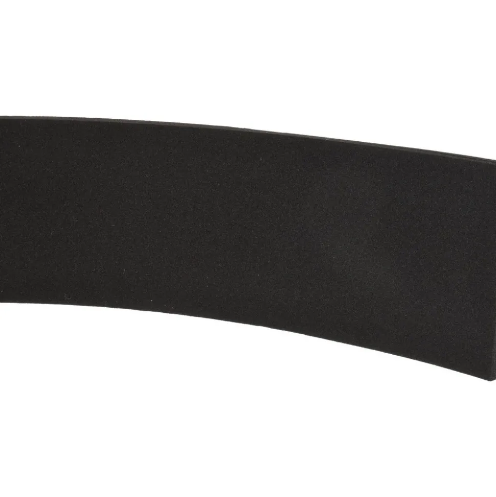 Rubber Roll: Closed Cell, Neoprene Spring Blend, 1/8" Thick, 2" Wide, 50.000' Long, Black