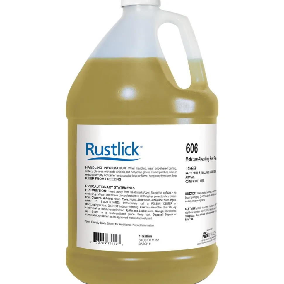 Rust & Corrosion Inhibitor: 606, 1 gal Bottle