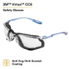 Safety Glasses: Anti-Fog & Scratch-Resistant, Polycarbonate, Clear Lenses, Frameless