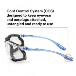 Safety Glasses: Anti-Fog & Scratch-Resistant, Polycarbonate, Clear Lenses, Frameless