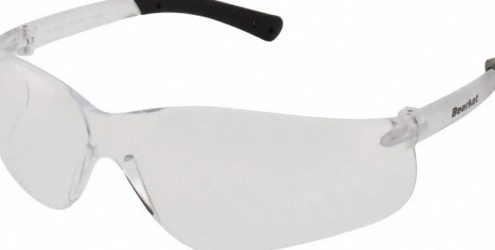 Safety Glasses: Anti-Fog & Scratch-Resistant, Polycarbonate, Clear Lenses, Frameless