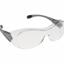 Safety Glasses: Anti-Fog, Polycarbonate, Clear Lenses, Full-Framed