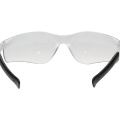 Safety Glasses: Scratch-Resistant, Polycarbonate, Clear Lenses, Frameless
