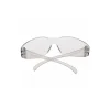 Safety Glasses: Scratch-Resistant, Polycarbonate, Clear Lenses, Frameless