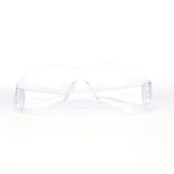 Safety Glasses: Uncoated, Polycarbonate, Clear Lenses, Frameless