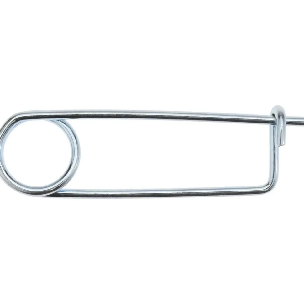 Safety Pins: Overall Length: 1.5000 in; Material: Spring Wire