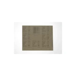 Sanding Sheets: 9" Wide x 11" OAL, 600 Grit, Silicon Carbide