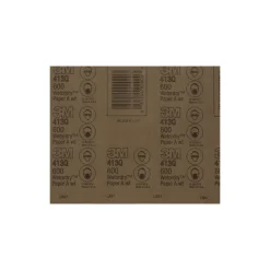 Sanding Sheets: 9" Wide x 11" OAL, 600 Grit, Silicon Carbide