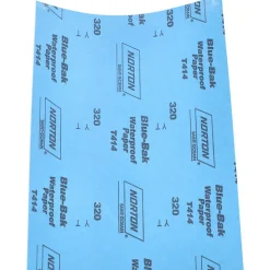 Sanding Sheets: 9" Wide x 11" OAL, 320 Grit, Silicon Carbide