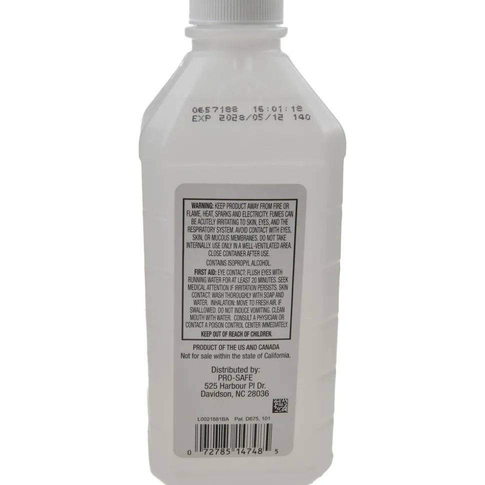 Sanitizer: Liquid, 16 oz Bottle