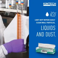 Science™ Kimwipes® Delicate Task Wipes (34256), Pop-Up Box, White