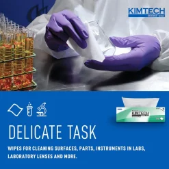 Science™ Kimwipes® Delicate Task Wipes (34133), Pop-Up Box, White