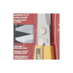 Scissors: 7" OAL, Stainless Steel Blades