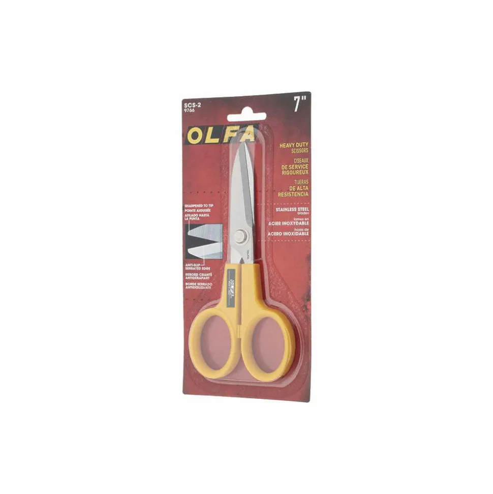 Scissors: 7" OAL, Stainless Steel Blades