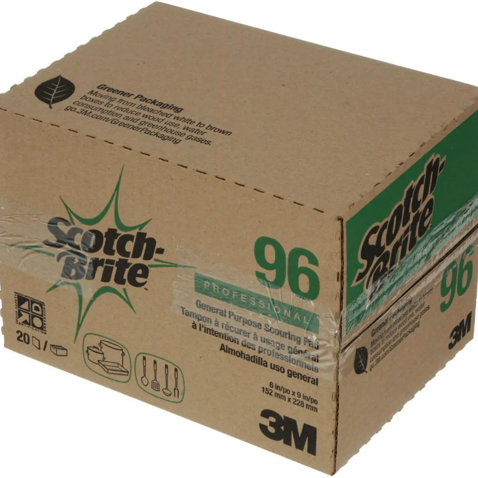 Scotch-Brite™ General Purpose Scour Pad 96, 6 in x 9 in, 20/Box