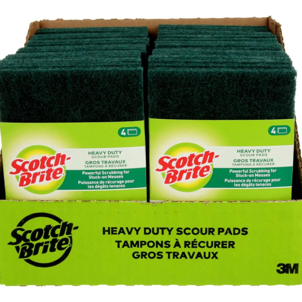 Scotch-Brite™ Heavy Duty Scour Pad 86, 6 in x 9 in, 12/Box
