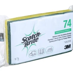 Scotch-Brite™ Medium Duty Scrub Sponge 74, 6.1 in x 3.6 in x 0.7 in