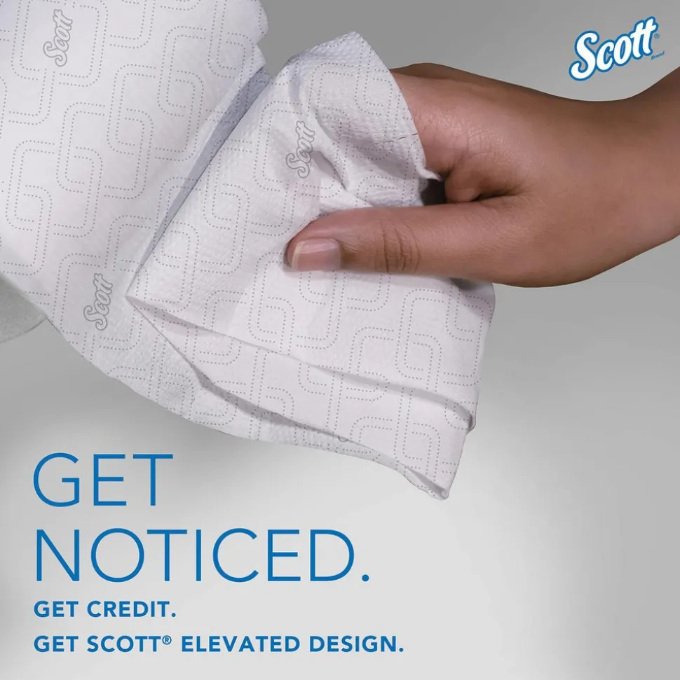 Scott Essential Jumbo Roll Coreless Toilet Paper (07006), 2-ply, White