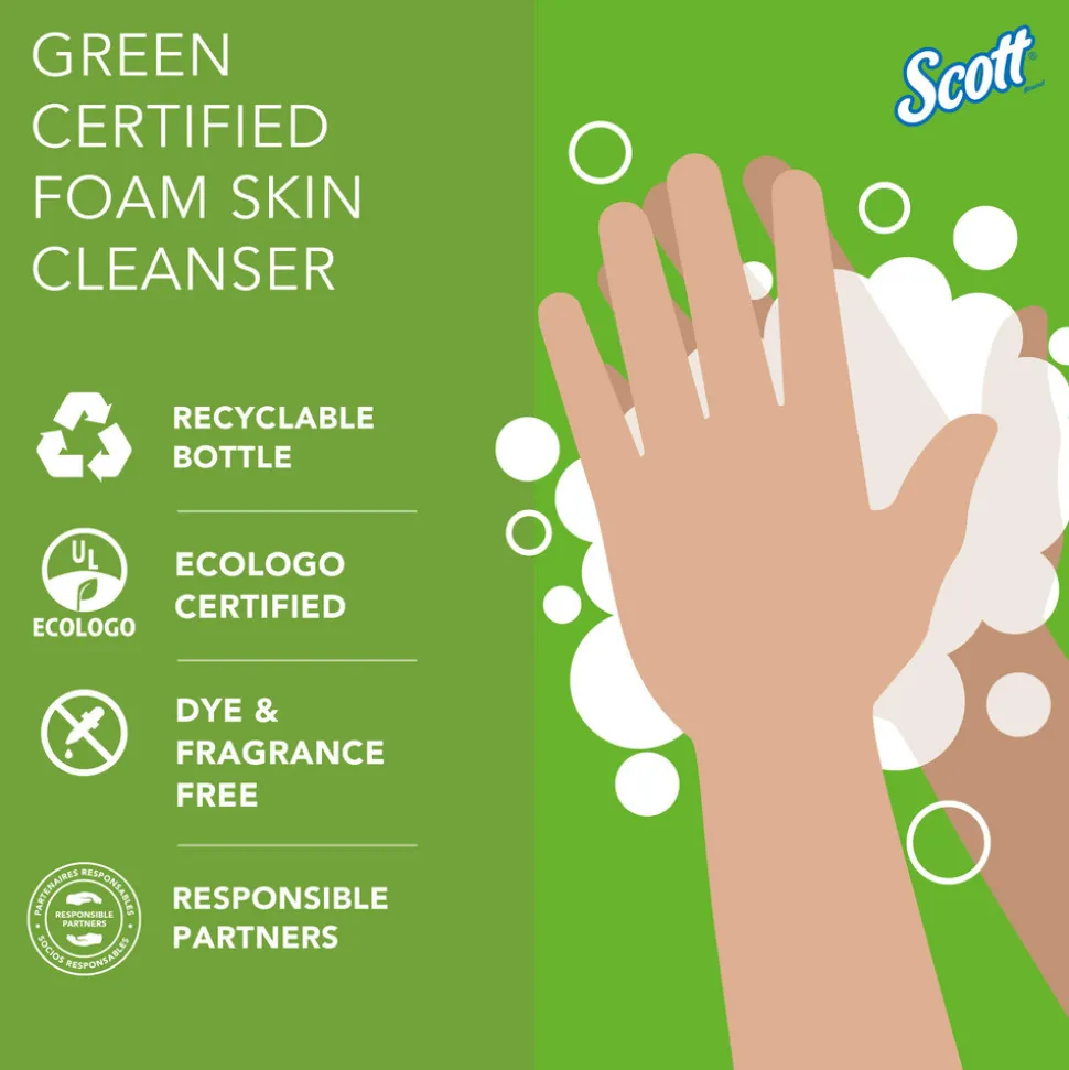 Scott Essential Jumbo Roll (JR) Commercial Toilet Paper (67805), 100% Recycled Fiber, 2-ply, White
