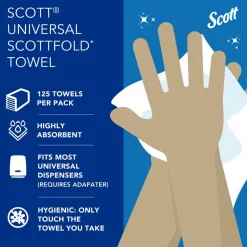 Scott Essential Jumbo Roll (JR) Commercial Toilet Paper (07805), 2-ply, White