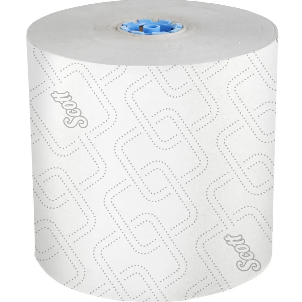 Scott Pro Hard Roll Paper Towels (25702), For Use With Scott Pro Dispenser (Blue Core Only), Absorbency Pockets, White