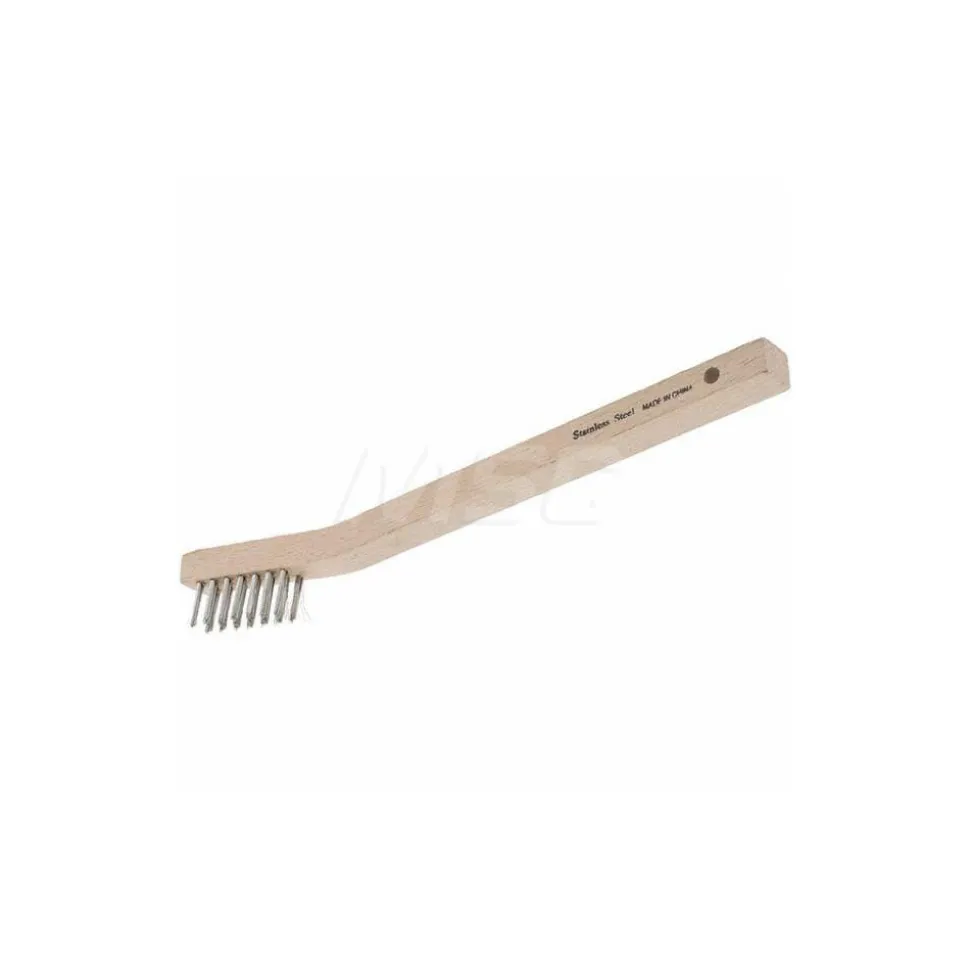 Scratch Brush: 3 Row, 7 Column, Stainless Steel