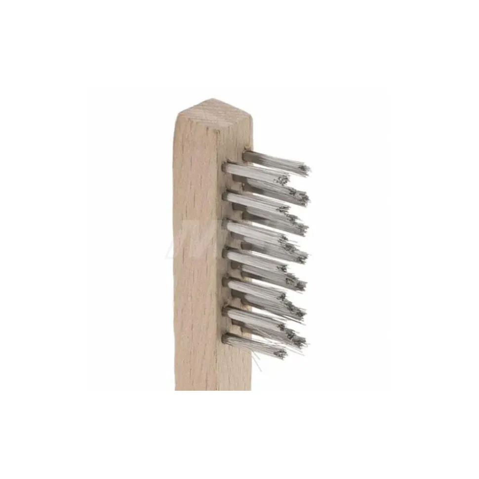 Scratch Brush: 3 Row, 7 Column, Stainless Steel