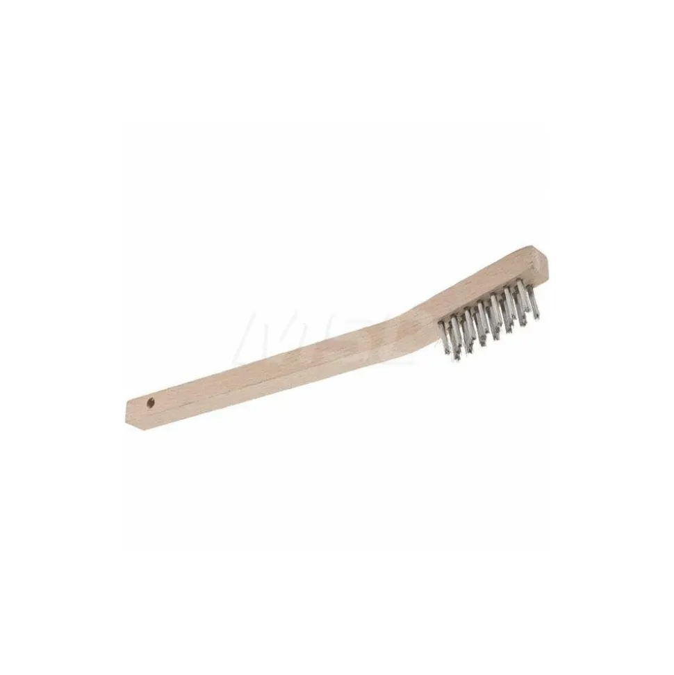 Scratch Brush: 3 Row, 7 Column, Stainless Steel