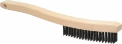 Scratch Brush: 3 Row, 19 Column, Steel