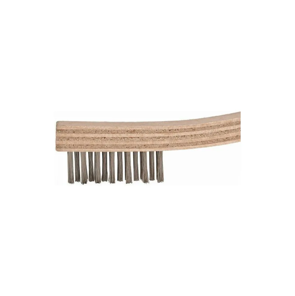 Scratch Brush: 3 Row, 7 Column, Steel