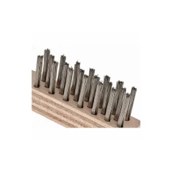 Scratch Brush: 3 Row, 7 Column, Steel