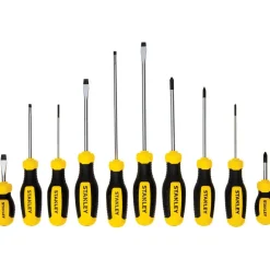 Screwdriver Set: 10 Pc, Phillips & Slotted